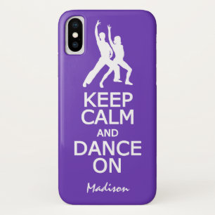 Case-Mate iPhone Case Conserver le calme et la danse sur le nom et la co