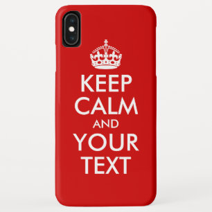 Coques Pour iPhone Conserver le calme et le texte