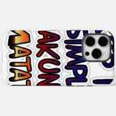 Coques Case-Mate iPhone Conserver Simple Hakuna Matata Art Print (Verso (horizontal))