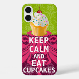 iPhone 16 Plus Case CONSERVEZ CALME ET Mangez Cupcakes-changer la prun