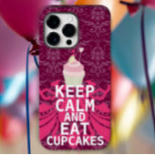 Coques Case-Mate iPhone CONSERVEZ CALME ET Mangez Cupcakes-changer la prun