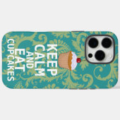 Coques Case-Mate iPhone CONSERVEZ CALME ET Mangez les gâteaux changent tur (Verso (horizontal))