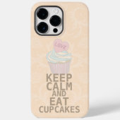 Coques Case-Mate iPhone CONSERVEZ CALME ET Mangez les gâteaux changent tur (Verso)