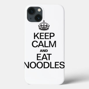 ETUI iPhone 13 CONSERVEZ LE CALME ET MANGEZ LES NOEUDS