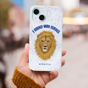 Coque Pour iPhone 15 Constante Avec Israël. Lion de Juda   Nom