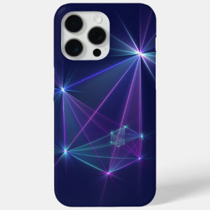Coque iPhone 15 Pro Max Constellation, Art fractal abstrait de fantaisie