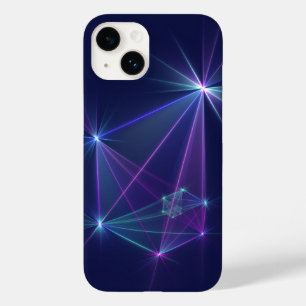 Coque Pour iPhone 14 Constellation, Art Fractal Abstrait Imaginaire