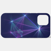 Coques Case-Mate iPhone Constellation, Art Fractal Abstrait Imaginaire (Verso (horizontal))