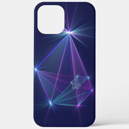Coques Case-Mate iPhone Constellation, Art Fractal Abstrait Imaginaire (Verso)