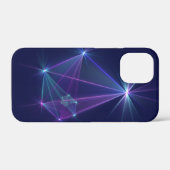 Coques Case-Mate iPhone Constellation, Art Fractal Abstrait Imaginaire (Verso (horizontal))