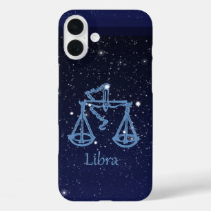 Coques iPhone 16 Plus Constellation de la Balance et signe du zodiaque a