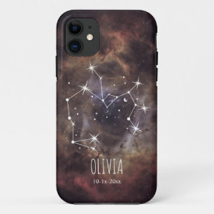 Case-Mate iPhone Case Constellation de nébuleuse cosmique personnalisée