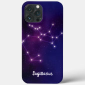 Coques Case-Mate iPhone constellation d'étoiles de Sagittarius (Verso)