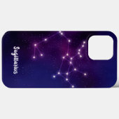 Coques Case-Mate iPhone constellation d'étoiles de Sagittarius (Verso (horizontal))