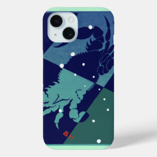 Coque Pour iPhone 15 Constellation du crabe du Cancer Astrologie Zodiaq