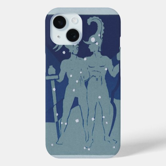 Coques Case-Mate iPhone Constellation jumeaux Gémeaux Zodiaque Astrologie (Verso)
