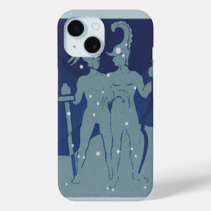 Coque Pour iPhone 15 Constellation jumelle Gemini Astrologie zodiaque V