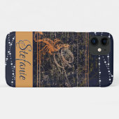 Coques Case-Mate iPhone Constellation Scorpio bleu foncé (Dos (Horizontal))