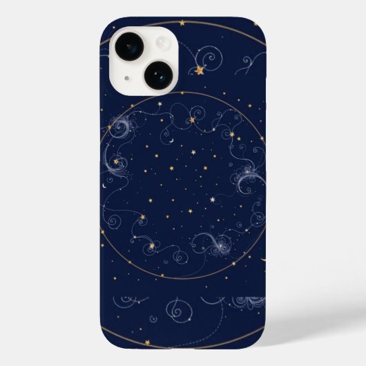 Coques Case-Mate iPhone Constellations célestes Carte des étoiles | Phases (Verso)