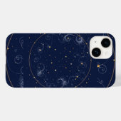 Coques Case-Mate iPhone Constellations célestes Carte des étoiles | Phases (Verso (horizontal))