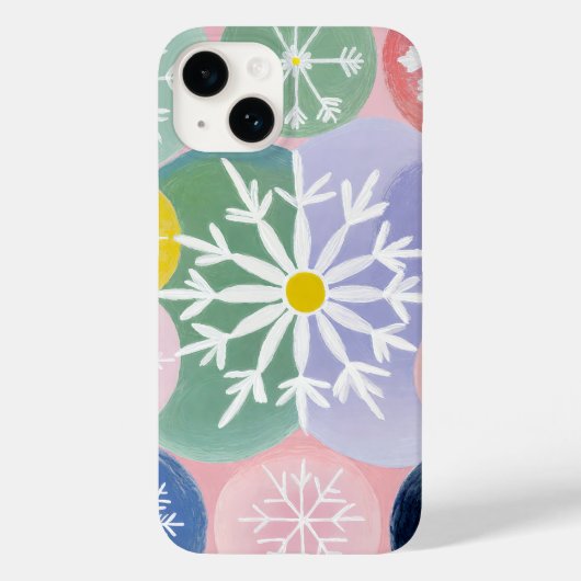 Coques Case-Mate iPhone Constellations des flocs de neige (Verso)