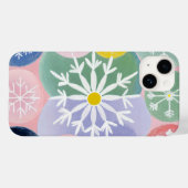 Coques Case-Mate iPhone Constellations des flocs de neige (Verso (horizontal))