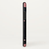 Coques Case-Mate iPhone Constellations en or rose | Monogramme de l'espace (Dos/Droite)