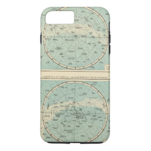 Coque iPhone 7 Plus Constellations, système solaire, lune