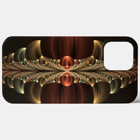 Coques Case-Mate iPhone Construction d'Imaginaires Art Fractal Abstrait br (Verso (horizontal))
