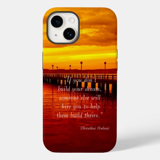 Coques Case-Mate iPhone Construire l'espoir de rêve citation coucher de so (Verso)