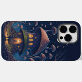 Coques Case-Mate iPhone Conte Fée Enchantant Maison de Champignons (Verso (horizontal))