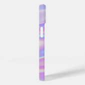 Coques Case-Mate iPhone Contemporain Abstrait Féminin Iridescent Monogramm (Verso / Droite)