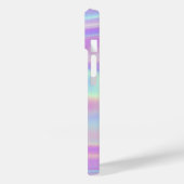 Coques Case-Mate iPhone Contemporain Abstrait Féminin Iridescent Monogramm (Verso / Gauche)