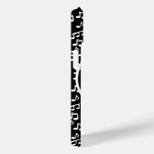 Coques Case-Mate iPhone Contemporain noir et blanc (Verso / Droite)