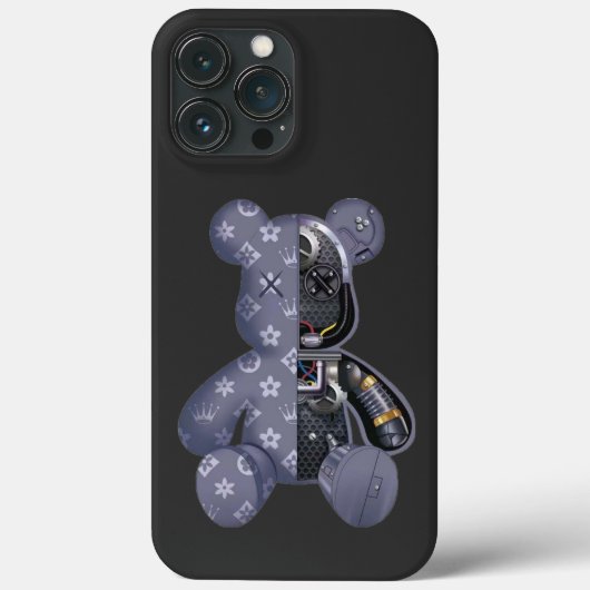 Coques Case-Mate iPhone Contemporary Robot Bear (Verso)