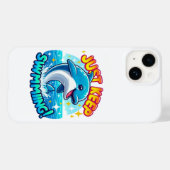 Coques Case-Mate iPhone Continuez À Nager Dauphin (Verso (horizontal))