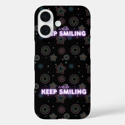 COQUES Case-Mate iPhone CONTINUEZ À SOURIR (Verso)