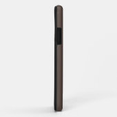 Coques Case-Mate iPhone Contre un mur Brown élégant (Dos/Droite)