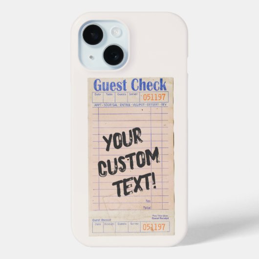 Coques Case-Mate iPhone Contrôle de l'invité personnalisé (Verso)