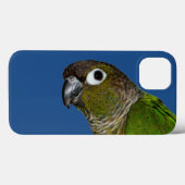 Coques Case-Mate iPhone Conure verte à mâcher (Verso (horizontal))