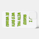 Coques Case-Mate iPhone Convenez le texte drôle (Verso (horizontal))