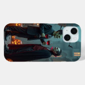 Coques Case-Mate iPhone Conversation amicale, Halloween, auteur Natasha (Verso (horizontal))