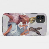 Coques Case-Mate iPhone Conversation de lapin (Dos (Horizontal))