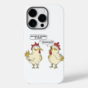 COQUE POUR iPhone 14 PRO CONVERSATION DE POULET AMUSANT