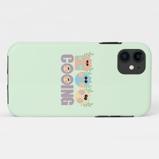 Coques Case-Mate iPhone Cooing des hiboux (Dos (Horizontal))