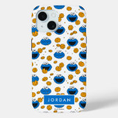 Coques Case-Mate iPhone Cookie Monster | C pour Cookie Pattern (Verso)