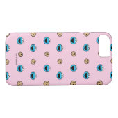Coques Case-Mate iPhone Cookie Monster et Cookies Motif rose (Dos (Horizontal))