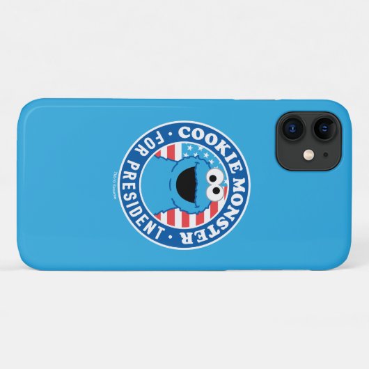 Coques Case-Mate iPhone Cookie Monster pour le président (Dos (Horizontal))
