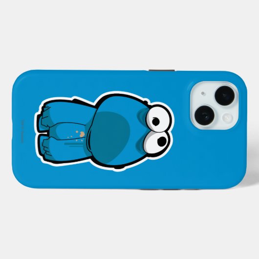 Coques Case-Mate iPhone Cookie Monster Zombie (Verso (horizontal))