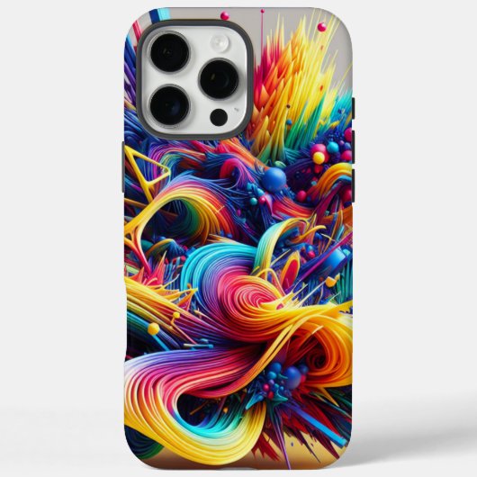 Coques Case-Mate iPhone Cool 3D Abstrait (Verso)